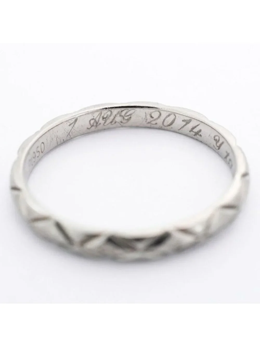 Chanel Ring Quilted Platinum 54 - Picture 7 of 11